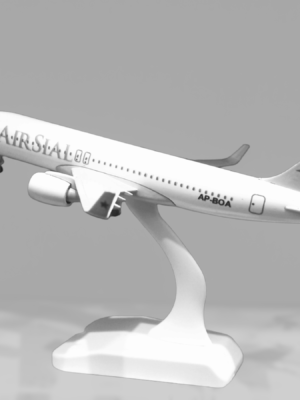 Air Sial Airline Model 20 cm Metal Airplane Model with wheels Aircraft Model for  office and home decoration and travels agency