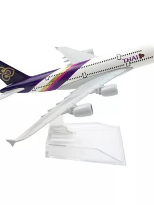 THAI AIRLINES Air PLANE MODEL A380 AIRPLANE 16CM METAL DIECAST 1:400 AIRPLANE MODEL TOYS FOR CHILDREN. Home office decoration ane collection