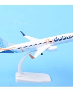 Fly Dubai Airlines Boeing 737-800 Diecast Airplane Model (20cm) with Stand | Premium Aircraft Collectible