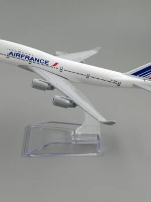 Air France Boeing 747 Model – 16cm 1:400 Scale Metal Alloy Airplane for Decoration