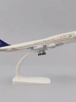 Saudia Airlines B747 (20cm) 7.8 inch metal body