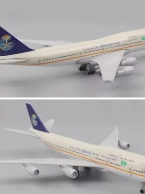 Saudia Airlines B747 (20cm) 7.8 inch metal body