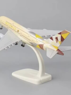 Airplane Model ETIHAD AIRBUS A380 20 cm with wheels Airlines Airplane Diecast Air Plane Model Aircraft w Wheels Landing Gears