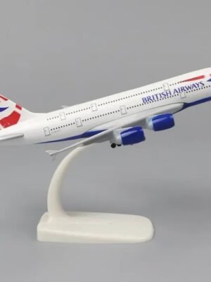 Airline Model Metal British Airways A380 20cm (7.9 inch) Aircraft Model 1:400 Die cast Airplane Model