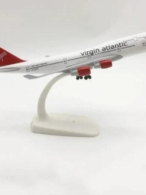 Airplane Model Metal British Virgin Atlantic B747(20cm) 7.9 inches with wheels Airlines Boeing 747 Airways Diecast Airplane Model Plane Model