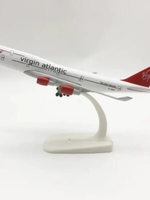 Airplane Model Metal British Virgin Atlantic B747(20cm) 7.9 inches with wheels Airlines Boeing 747 Airways Diecast Airplane Model Plane Model