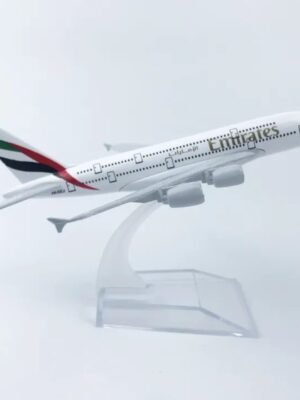 “Emirates Airlines Airbus A380 small(14 cm) Diecast Metal Model – 14cm | 1:400 Scale Full Metal Body Aircraft Toy & Collectible Gift”