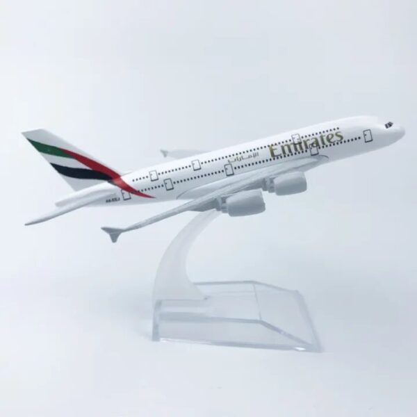 "Emirates Airlines Airbus A380 small(14 cm) Diecast Metal Model - 14cm | 1:400 Scale Full Metal Body Aircraft Toy & Collectible Gift"