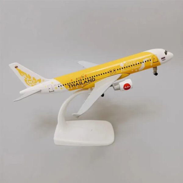 Airplane Model Metal Amazing Thailand Livery Air Asia Airbus A-320 20cm (8inch) with wheelsDie Cast Model Airline Model metal Aircraft