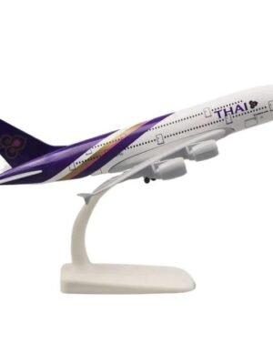 Airplane Model Thai Airways (20 cm) Airline Model metal Airceaft with plastic stand die cast model for office and home decoration and collectable best