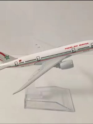 Royal Air Maroc Boeing 787 (16cm) Airplane Model | Diecast Metal Aircraft Model Plane | Scale 1:400 Airline Model for Home & Office Decoration