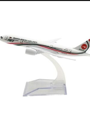 Bangladesh Airlines B787 Model Airplane – 16 cm Diecast Aircraft Model Scale 1:400 for Home and Office Decoration