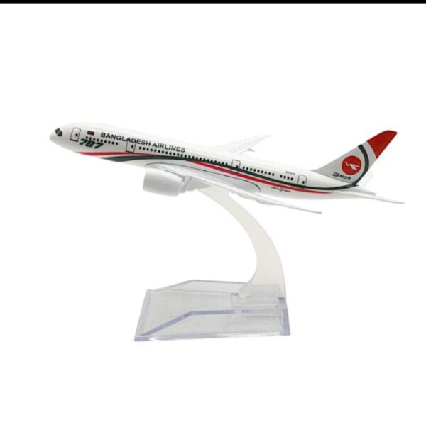 Bangladesh Airlines B787 Model Airplane – 16 cm Diecast Aircraft Model Scale 1:400 for Home and Office Decoration