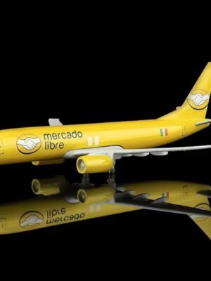 Mexican Mercado Libre Airlines Boeing 737 – 1:300 Scale Diecast Metal Airplane Model with Wheels | Alloy Aircraft for Home & Office Decoration