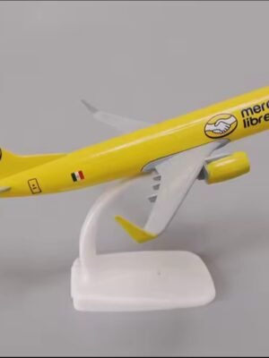 Mexican Mercado Libre Airlines Boeing 737 – 1:300 Scale Diecast Metal Airplane Model with Wheels | Alloy Aircraft for Home & Office Decoration
