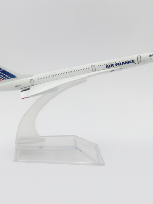 Air France Concorde 16cm Scale 1:400 Metal Airplane Model – Alloy Diecast Airliner Plane Toy, Miniature Aircraft for Home & Office Decoration & Collection