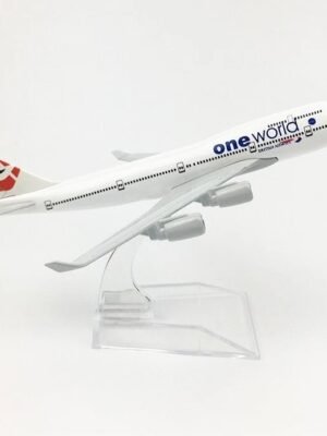 British Airways Oneworld Boeing 747 – 16cm 1:400 Scale Diecast Aircraft Model | Metal Airplane Model | Collectible Plane for Home & Office Decoration