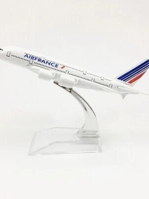 Air France Airbus A380 16cm Diecast Model – Scale 1:400 Full Metal Aircraft Model for Home & Office Decoration | Collectible Airplane