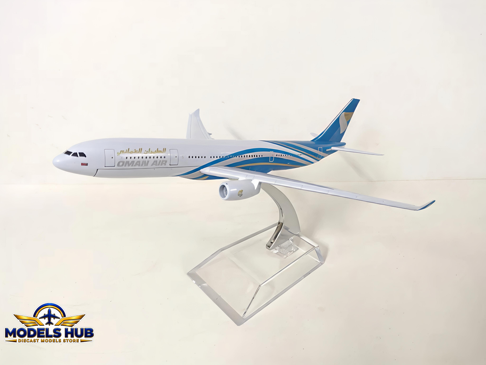 Oman Air Airbus A330 Airplane Model 16CM 1:400 Scale Metal Diecast Alloy Aircraft Replica Toy Collectible - Image 4
