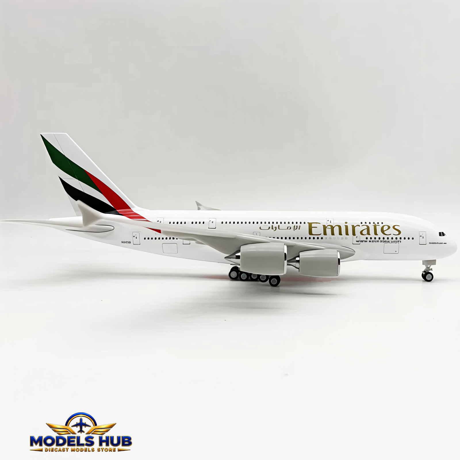 Emirates Airbus A380 30cm 1:200 Metal Airplane Model - Image 6