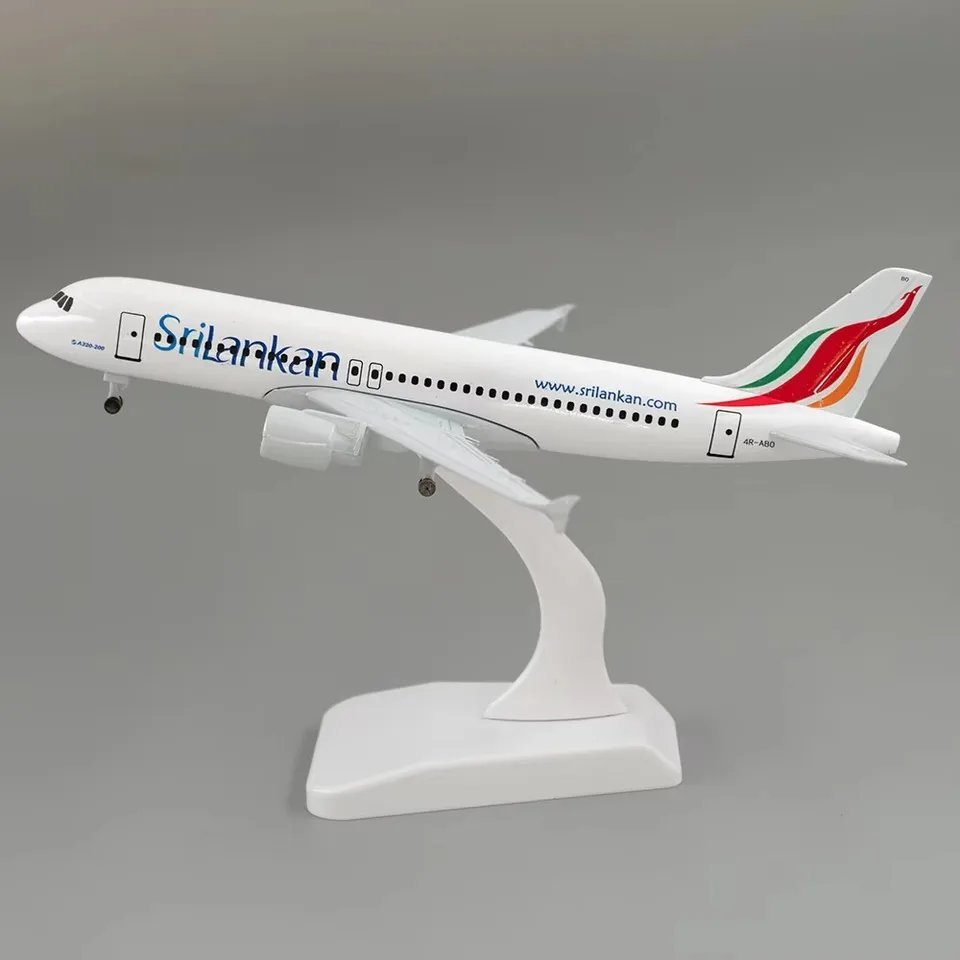 Sri Lanka Airways A320 1:300 Scale 20cm Diecast Model Airplane – Collectible Aircraft Replica for Home & Office Decor, Gift Toy** - Image 6