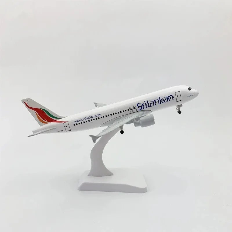 Sri Lanka Airways A320 1:300 Scale 20cm Diecast Model Airplane – Collectible Aircraft Replica for Home & Office Decor, Gift Toy** - Image 3