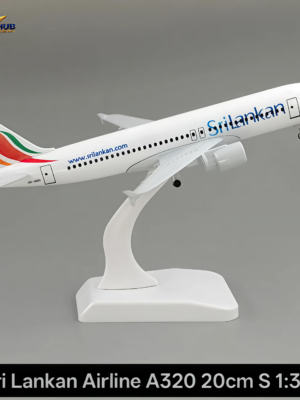 Sri Lanka Airways A320 1:300 Scale 20cm Diecast Model Airplane – Collectible Aircraft Replica for Home & Office Decor, Gift Toy**